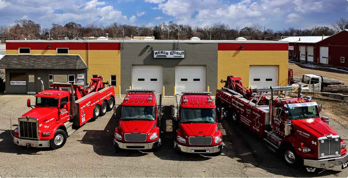 Merl's Towing Company Service for Kool Body Shop in Grand Rapids MI